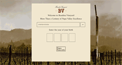 Desktop Screenshot of bvwines.com